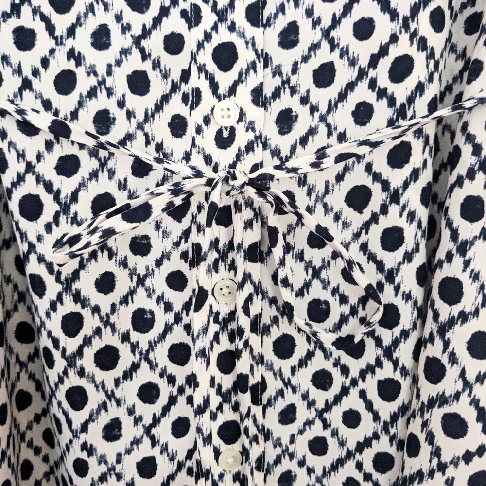 Loft XS Print Shirt Dress - Picture 7 of 10